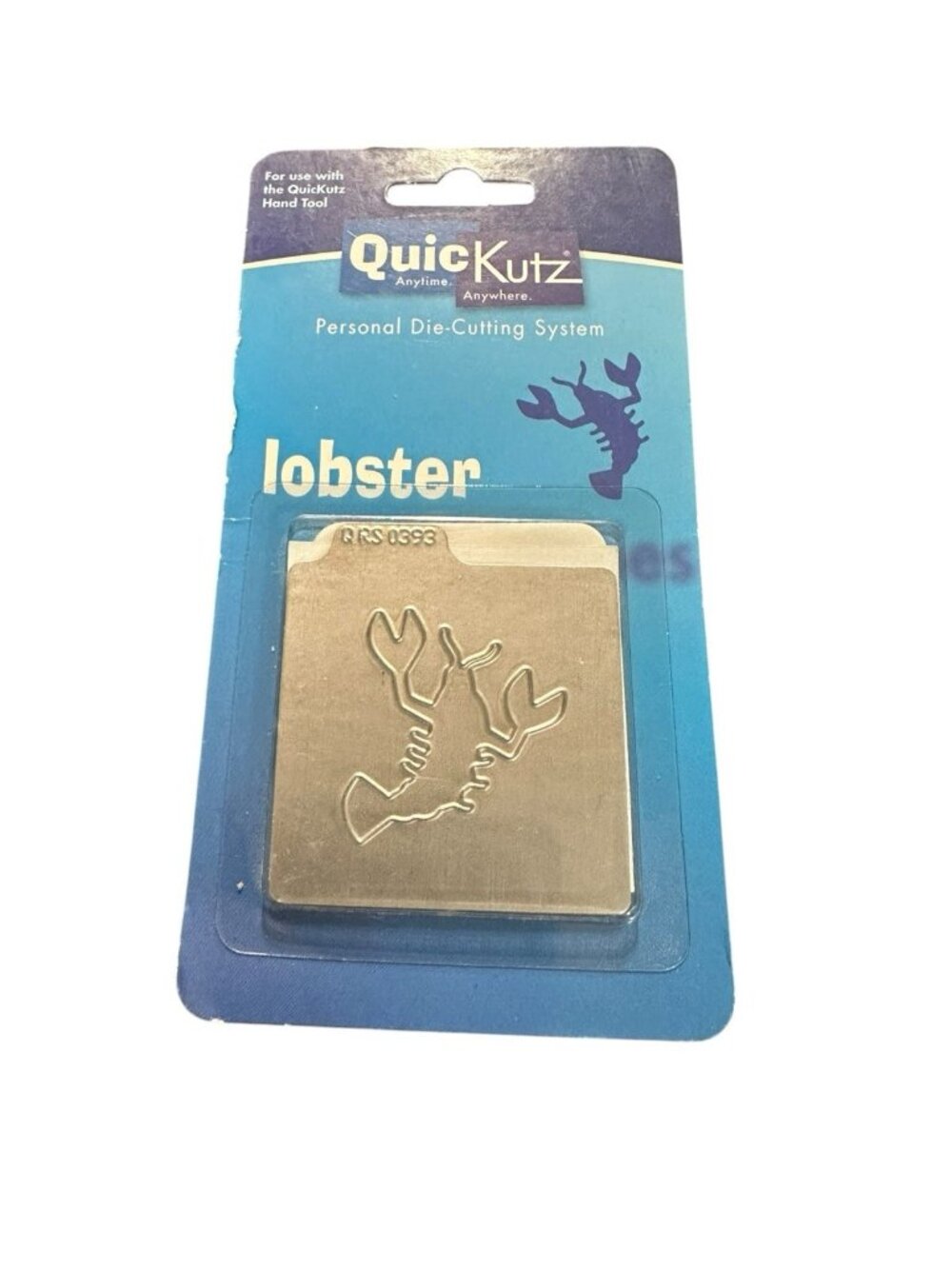 QuicKutz Lobster 2x2 Cutting Die RS-0393 New Paper Crafts Scrapbooking